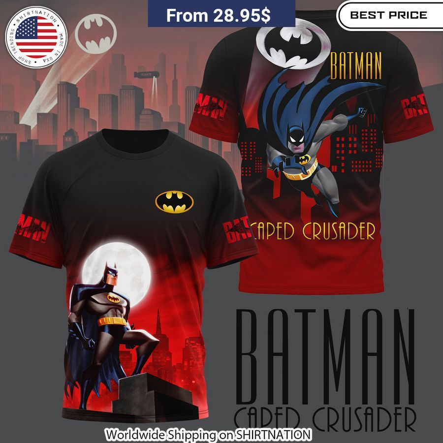 Batman Caped Crusader T-Shirt movie franchise