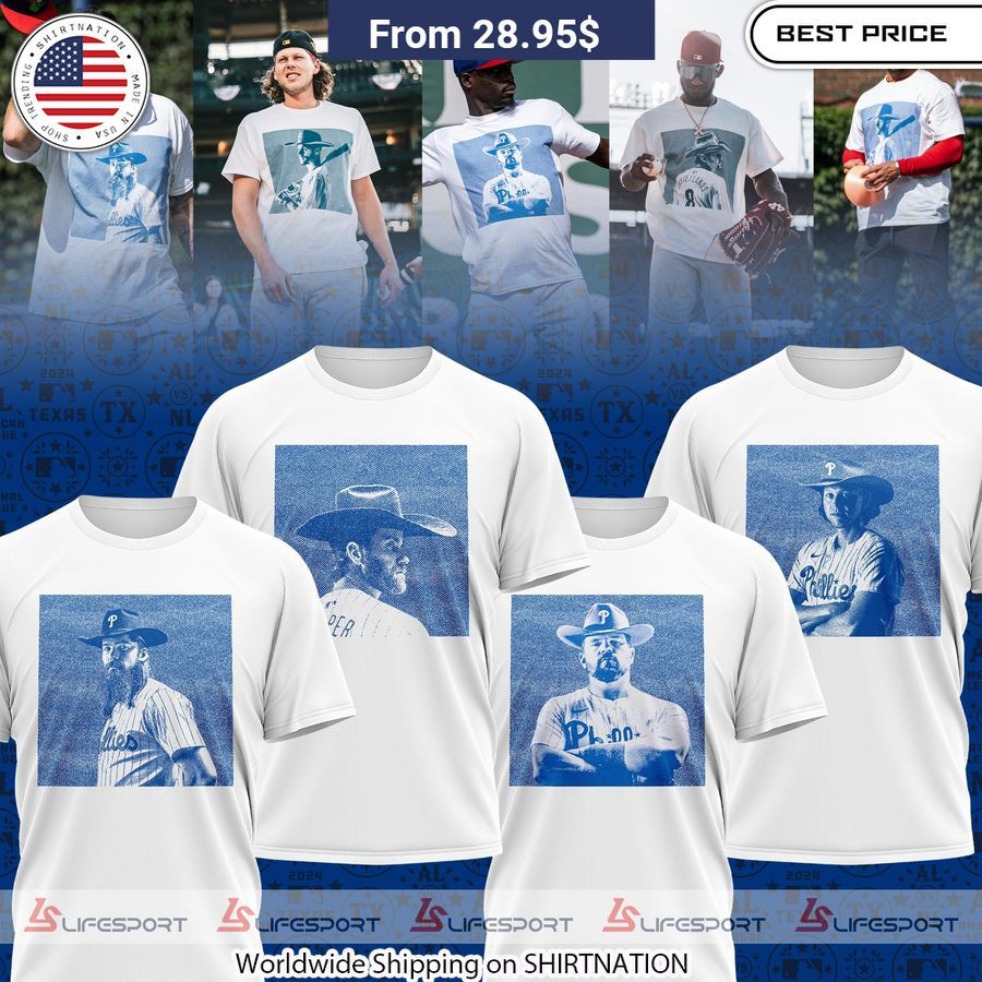 Show off your Phillies pride with the vibrant Bryce Harper Kyle Schwarber Alec Bohm Trea Turner Philadelphia 2024 shirt