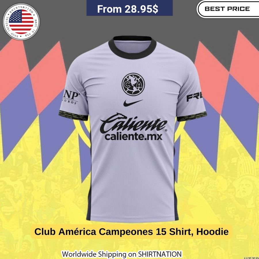 Celebrate Club América's historic 15th championship victory with this bold, commemorative T-shirt