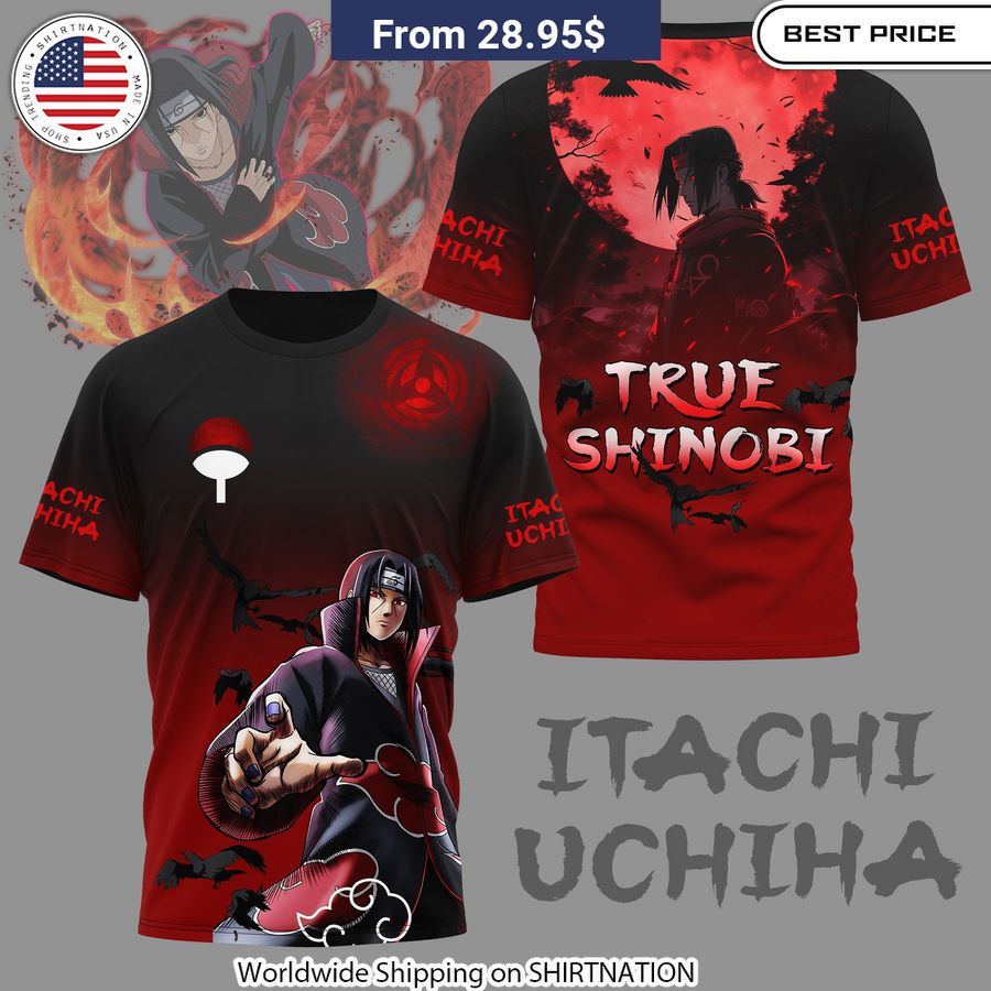 Itachi Uchiha True Shinobi T-Shirt Japanese anime