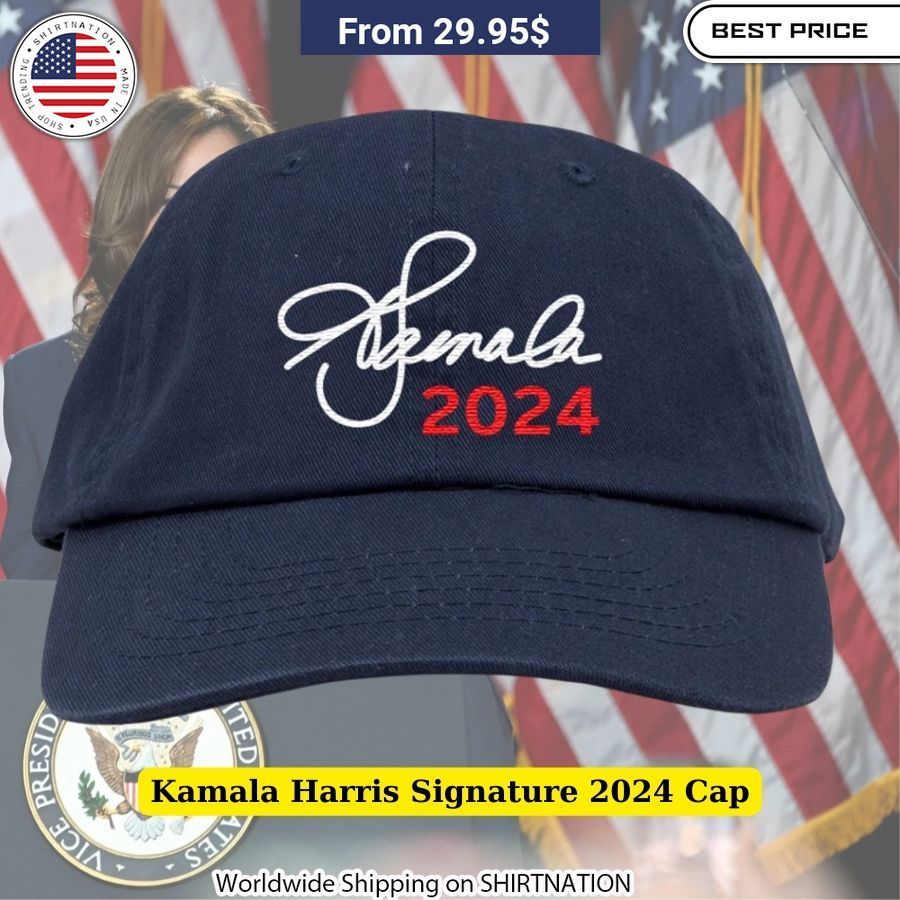 Kamala Harris Signature 2024 Cap Campaign accessories