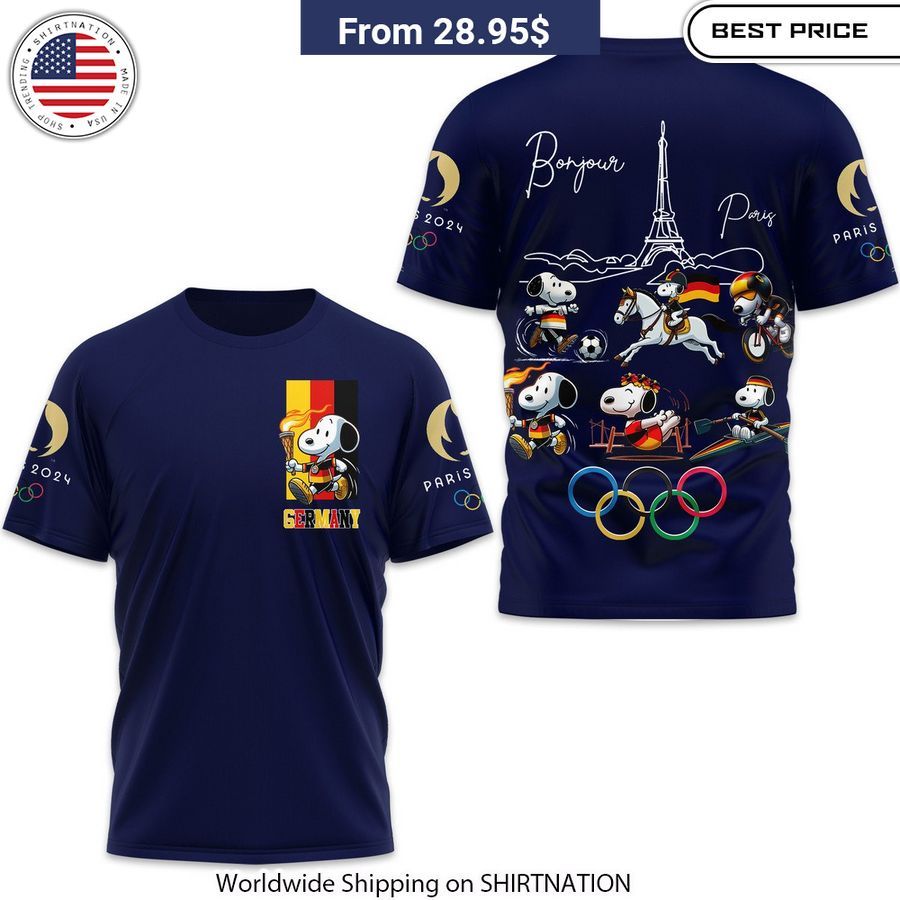 Snoopy Olympic Paris 2024 Team USA Shirt, Hoodie Selfie expert