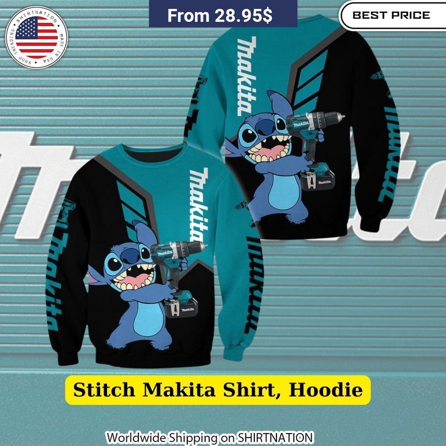 Stitch Makita shirt and hoodie Inspired Graphic Tee