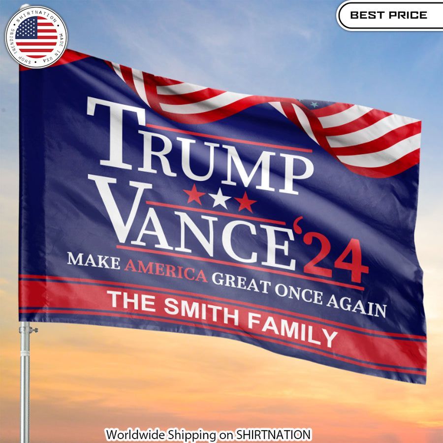 Trump Vance'24 Make America Great Once Again Flag Outdoor flag