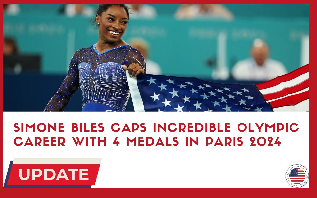 Simone Biles Caps Incredible Olympic Career with 4 Medals in Paris 2024