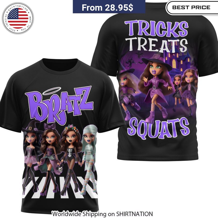 Bratz Abey Road Tricks Or Treats Squats Shirt, Hoodie Damn good