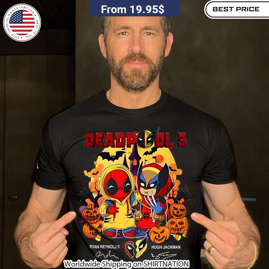 Deadpool 3 Wolverine Halloween Shirt, Hoodie Comic book inspired fashion