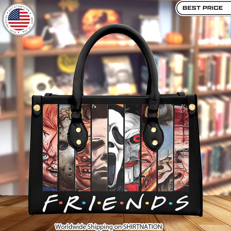 Friends Horror Movie Characters Halloween Leather Handbag Stylish