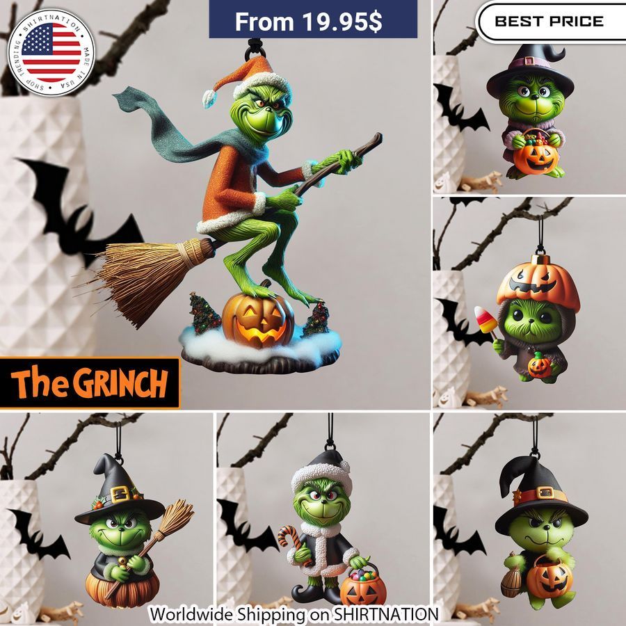 Grinch Halloween Ornament Halloween tree decoration