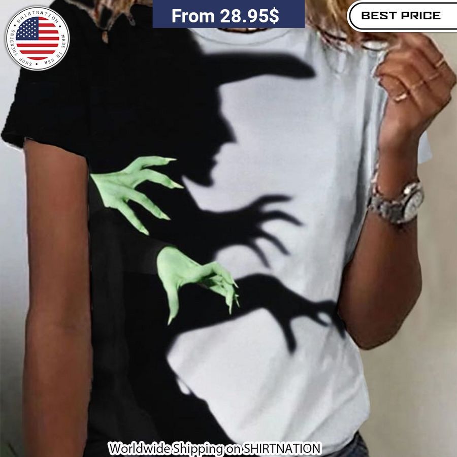 Halloween Witch Shadow Shirt, Hoodie Witch-themed clothing