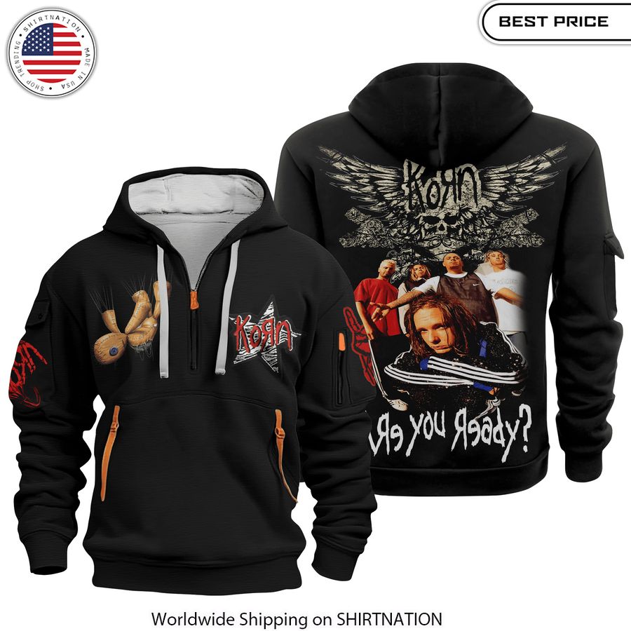 Korn Band Are You Ready Half Zip Hoodie Loving, dare I say?