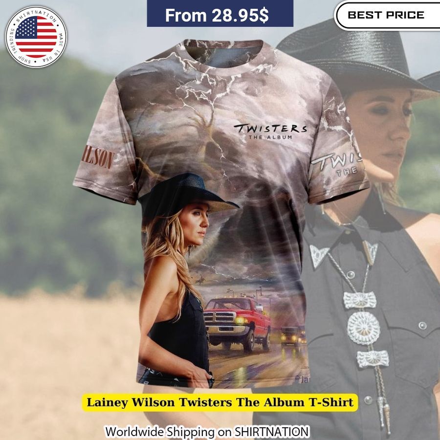 Lainey Wilson Twisters The Album T-Shirt Fan must-have item