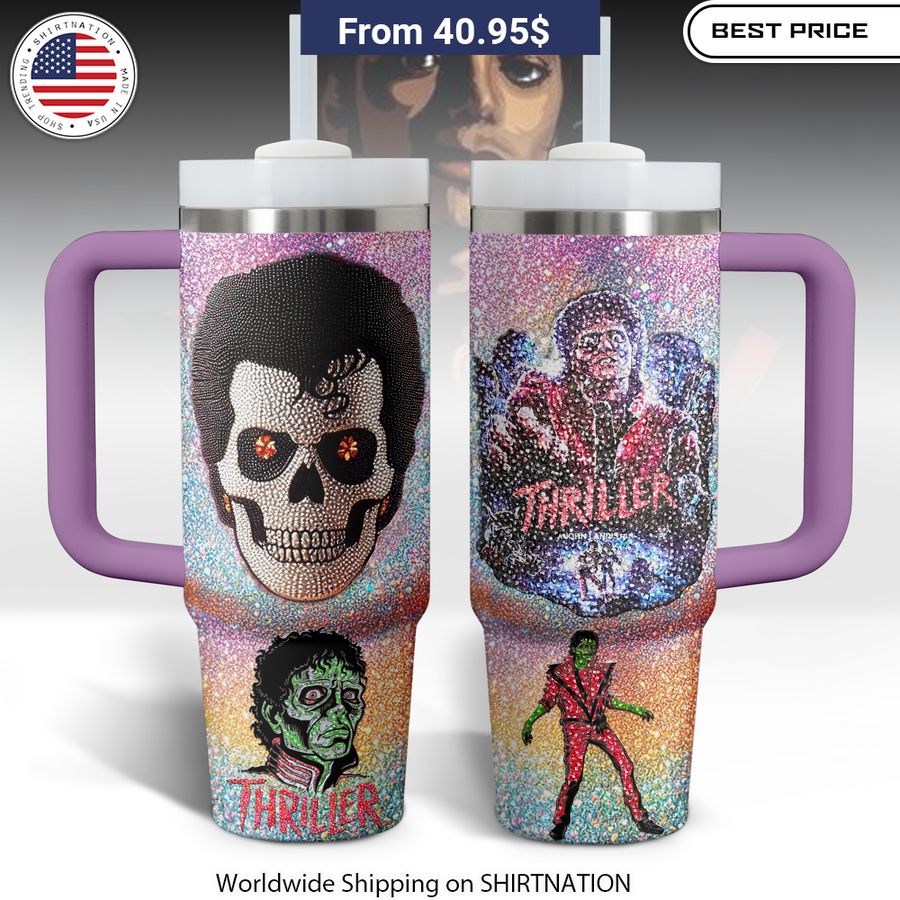 Michael Jackson Thriller Skull Stanley Tumbler Limited edition