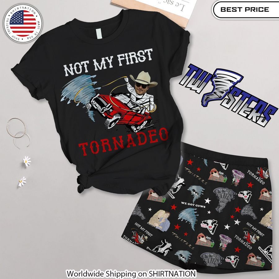 Not My First Tornadeo Twisters Women Shirt Shorts Extreme weather apparel