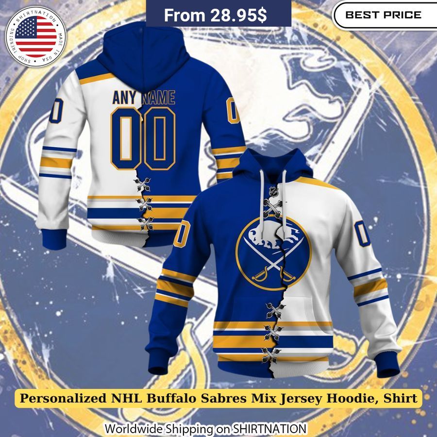 Personalized NHL Buffalo Sabres Mix Jersey Hoodie, Shirt Unique Sabres fan gear