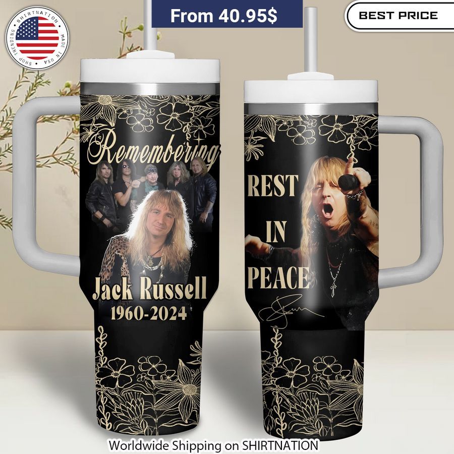 Remembering Jack Russell Rest In Peace Stanley Tumbler Sentimental gift