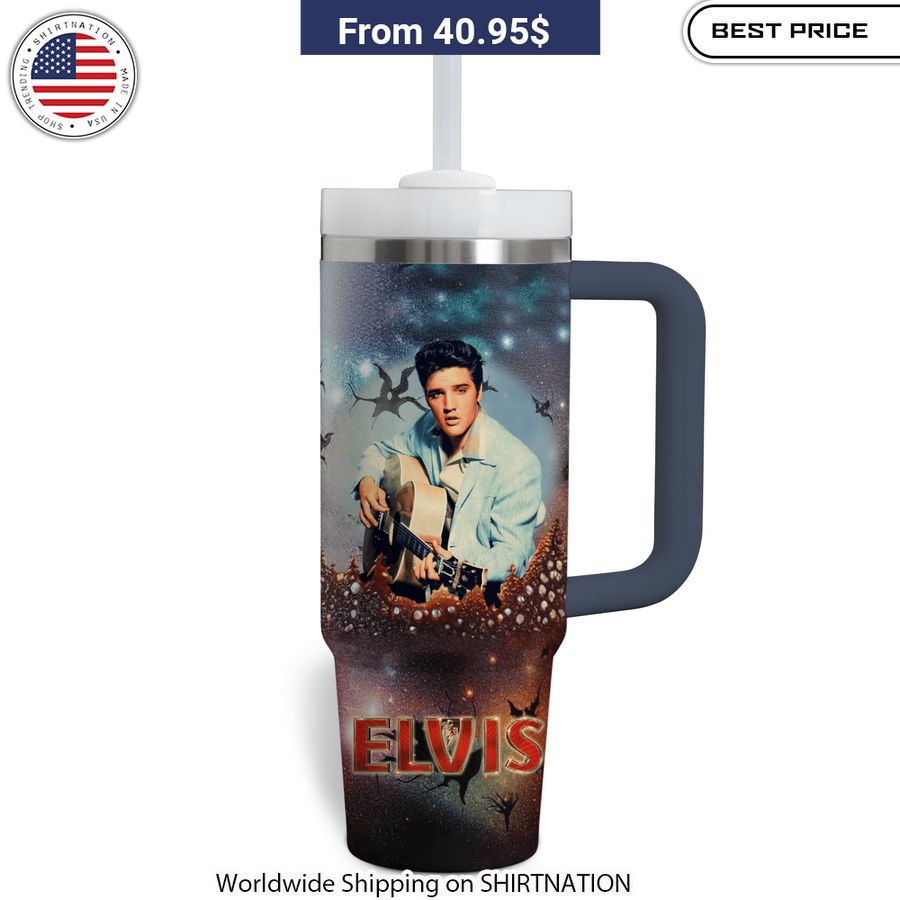 Rockin' Halloween With Elvis Stanley Tumbler Holiday drinkware