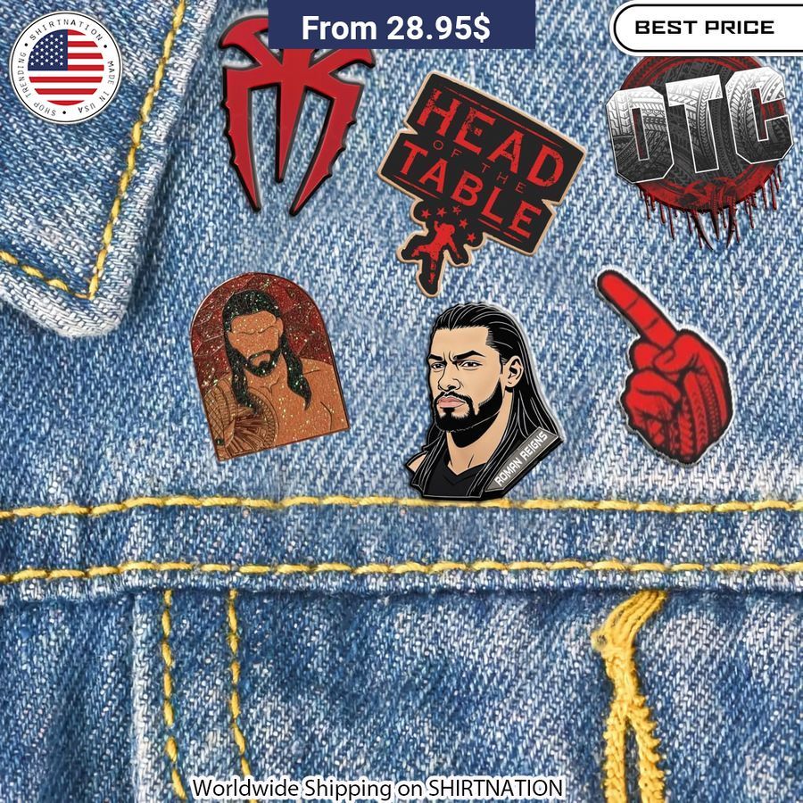 Roman Reigns Pins for Sale sports entertainment