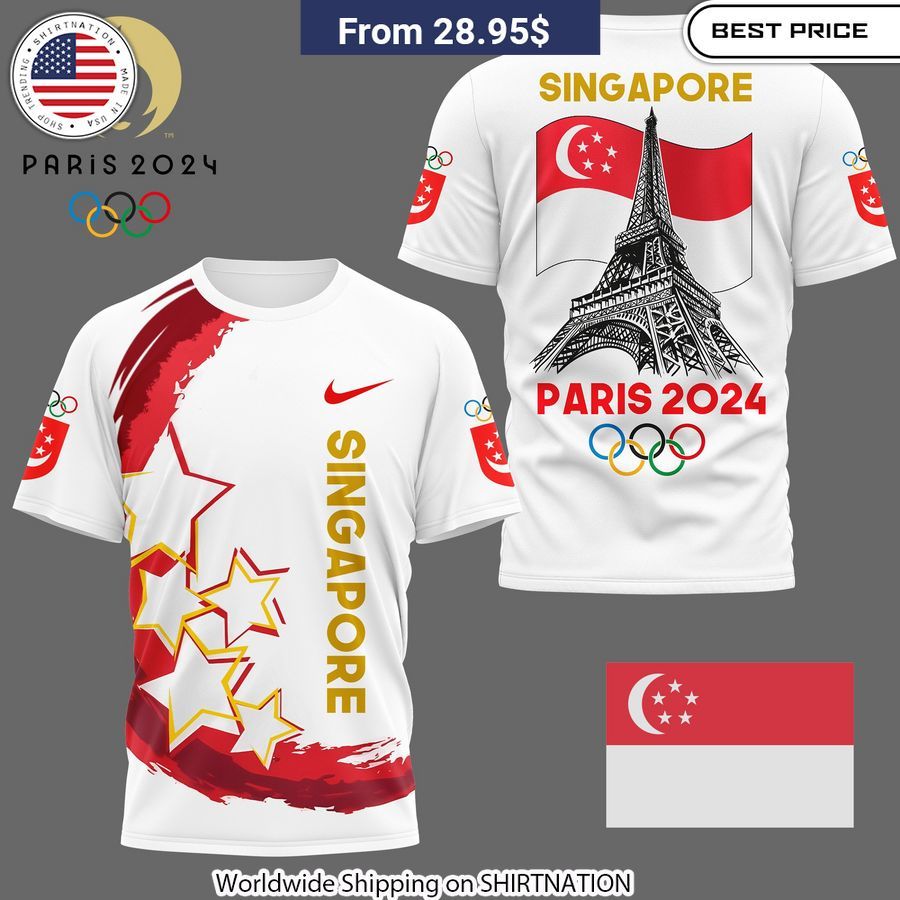 Singapore 2024 Olympic Shirt Sports Unisex design