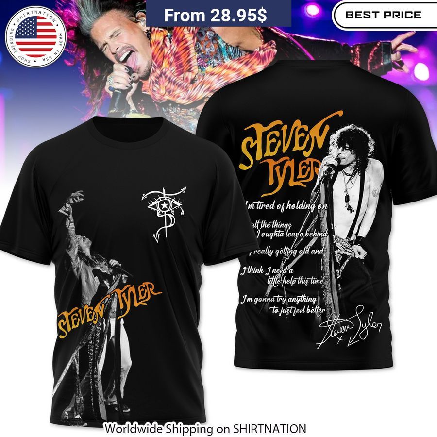 Steven Tyler Just Feel Better Shirt, Hoodie Rock legend