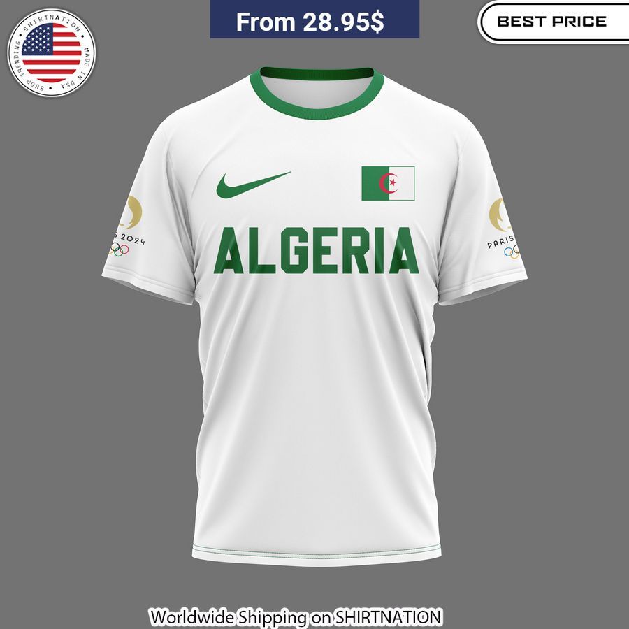 Team Algeria 2024 Olympic Shirt Algerian national pride