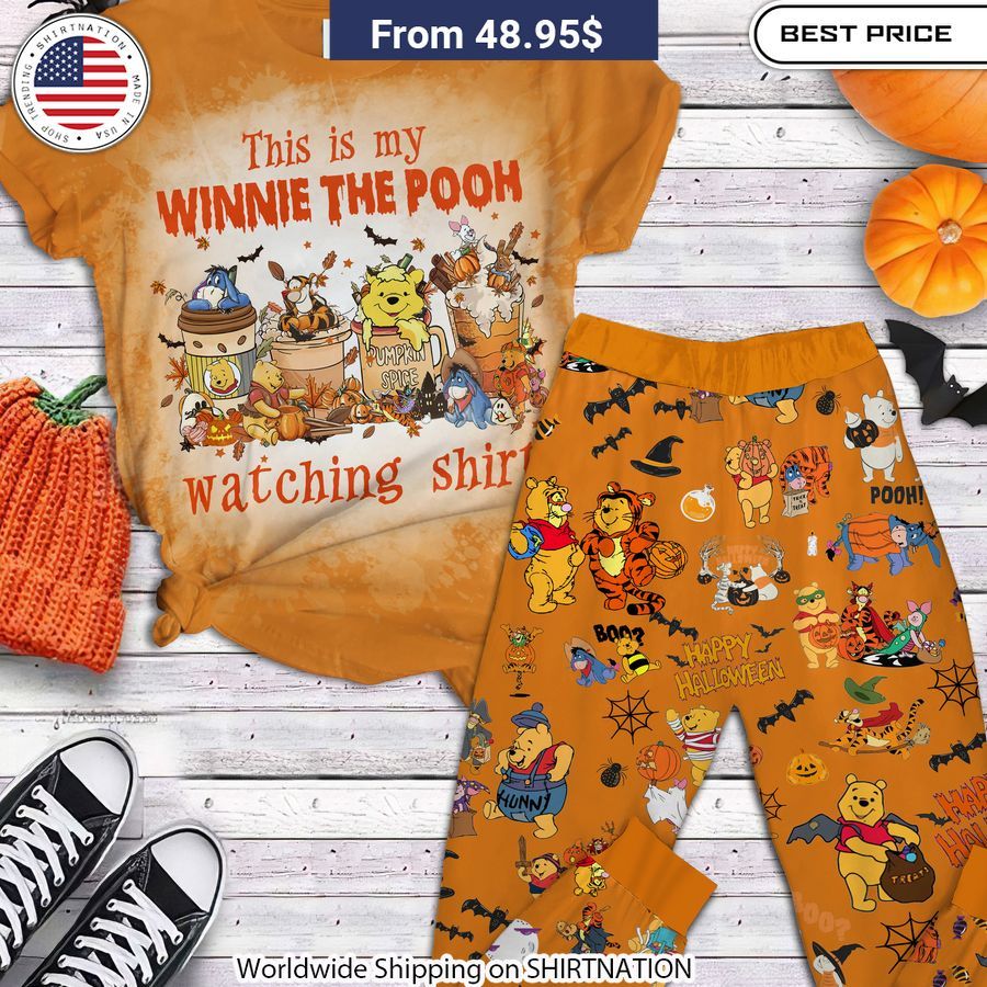 This Is My Winnie The Pooh Watching Shirt Pajamas Set gift ideas