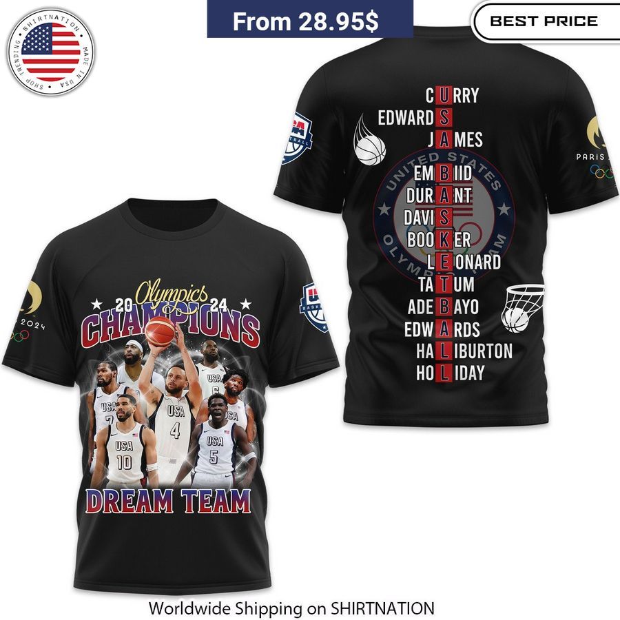 USA Basketball Olympics Champions Dream Team Shirt, Hoodie Amazing Pic