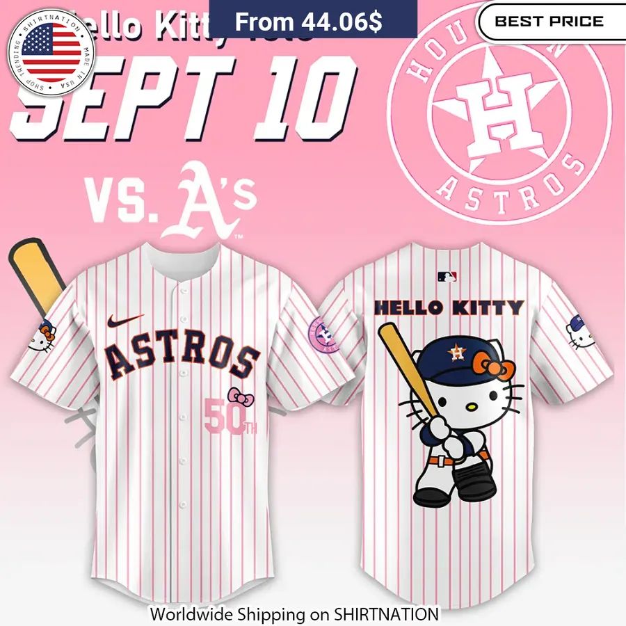 Houston Astros Hello Kitty Night Jerseys for Sale Gift idea