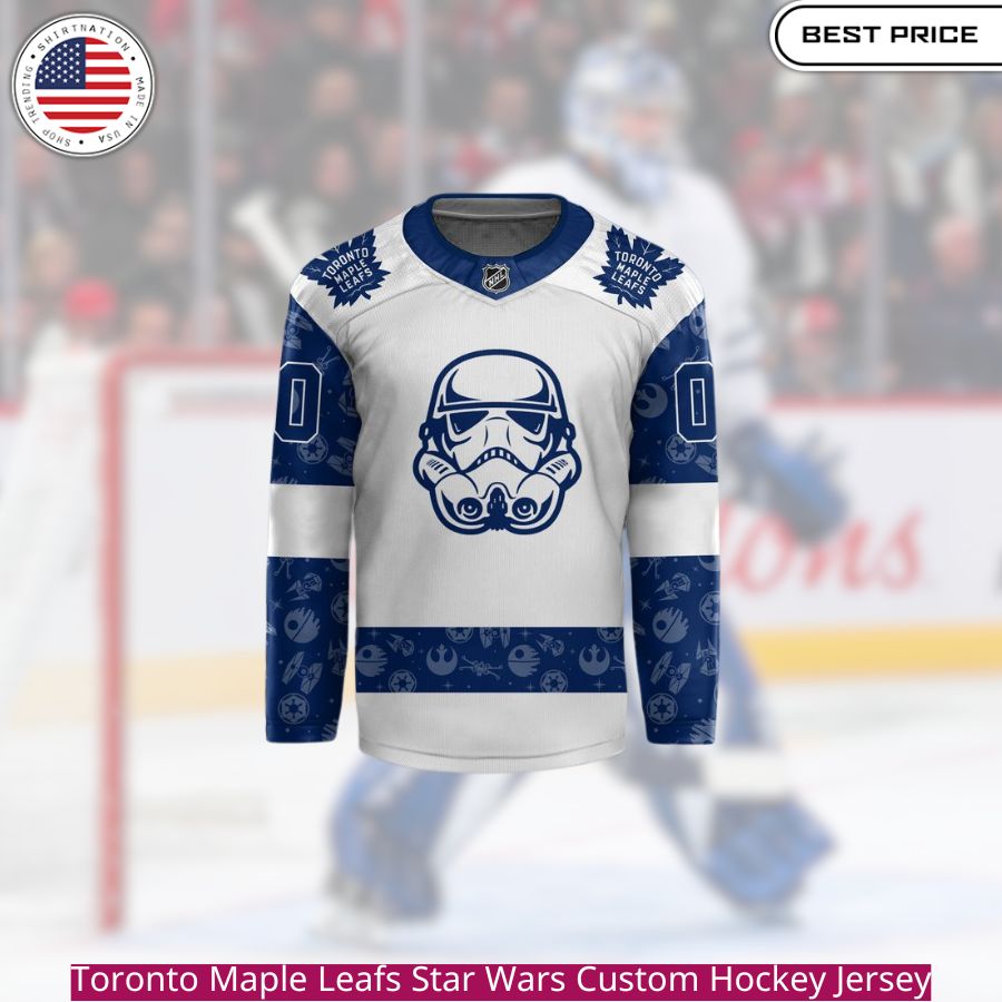 Toronto Maple Leafs Star Wars Custom Hockey Jersey, custom, iconic, an imaginative Star Wars theme